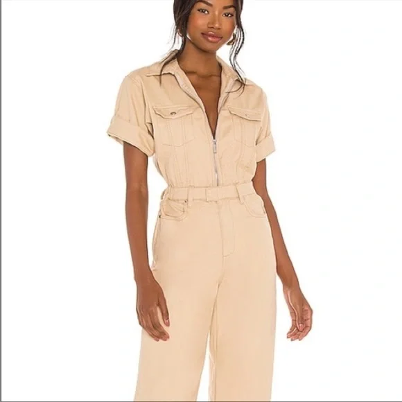 WeWoreWhat Tan Jumpsuit - Picture 4 of 14